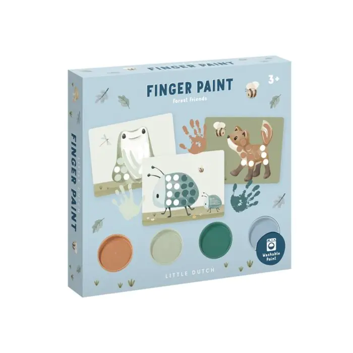 Little Dutch Vingerverfset Forest Friends - Afbeelding 2