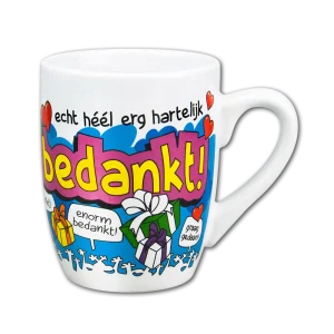 Cartoonmok - Bedankt