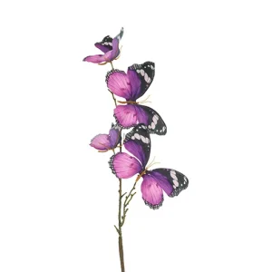 Vlinder 4 veelkleurig-L14B14H81CM