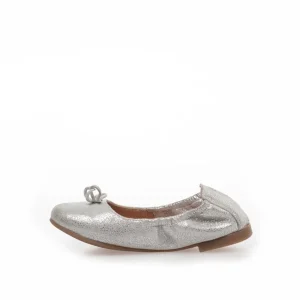 BALLERINA KIDS CRINKLE SUEDE - SILVER