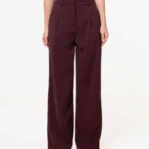 Aubergine Luxe Classic Rechte - Pantalon