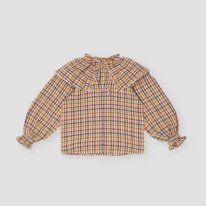 BENERICE BLOUSE - MULTICOLOR CHECK