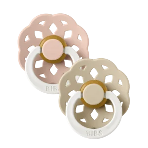 BIBS Boheme 2 pack Blush/Vanilla GLOW