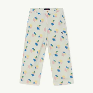 CAMEL KIDS TROUSERS WHITE STROKES