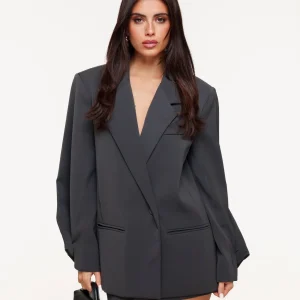 Donkergrijze Classic Oversized - Blazer