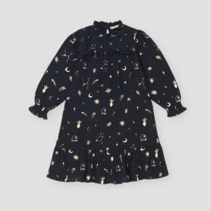 PAOLA DRESS - COSMOS PRINT