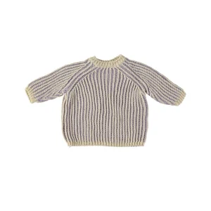 Trui lila tricot