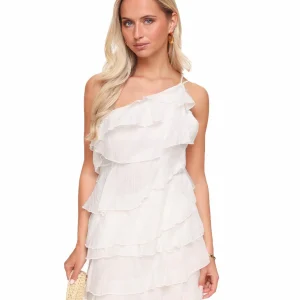 Witte Ruffel - Jurk